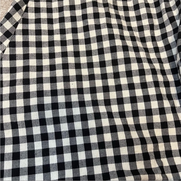 Anthropologie Eva Franco Lace Up Gingham Plaid Midi Skirt, Sz Medium - Picture 6 of 7